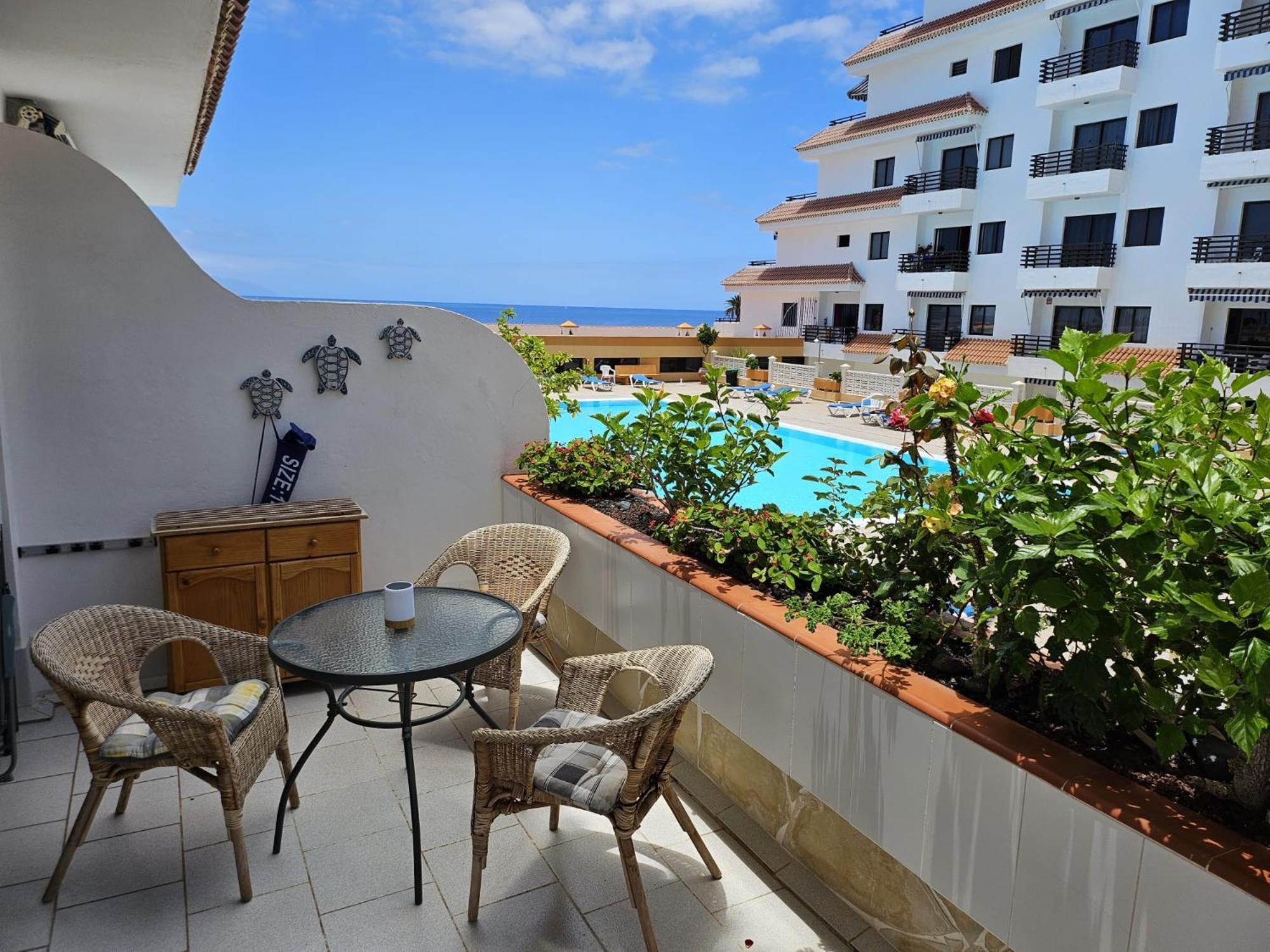 Аппартаметы Seguro De Sol Playa De La Arena Puerto de Santiago  Zewnętrze zdjęcie