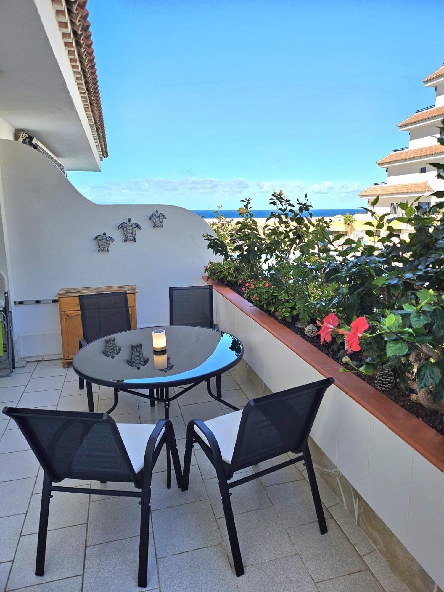 Аппартаметы Seguro De Sol Playa De La Arena Puerto de Santiago  Zewnętrze zdjęcie